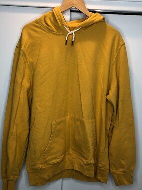 Jcrew Authentic Fleece Mens xl sweatshirt , 60 %cotton 40% polyester used, Gold